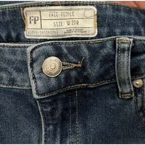 Free People Women’s Jeans Size W 27 R Flare Leg Raw Edge